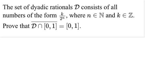 Dyadic rational - HandWiki