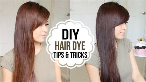 Dying hair at home. May 3, 2017 · Apply the paste mixture to small sections of your combed, damp hair until all of your hair is covered. Wrap your hair in plastic and let the color develop at least two hours (and up to six) before ... 
