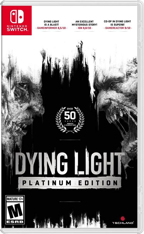 Dying light switch. On October 19, 2021, Dying Light: Platinum Edition became the latest in a string of AAA games released for the first time on the Nintendo Switch as a full-fledged … 