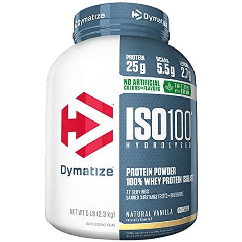 Dymatize ISO100 Hydrolyzed 100% Whey Protein Isolate Powder …