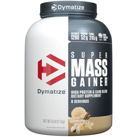 Dymatize Mass Gainer, Gourmet Vanilla, Super - instacart.com