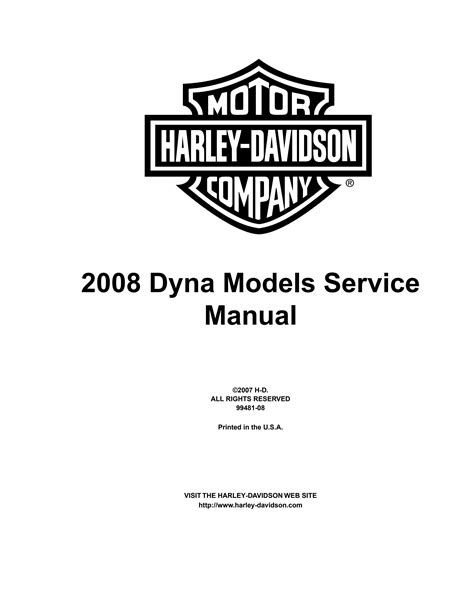 Dyna models 2008 harley davidson service manual 99481 08. - Service manual sanyo dxt 5402n stereo music system.