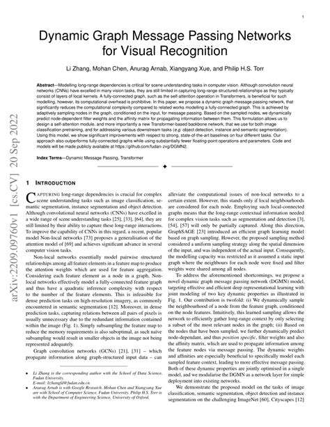 Dynamic Graph Message Passing Networks for Visual Recognition