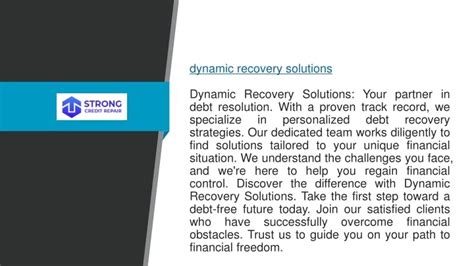 Dynamic Recovery Solutions Reddit