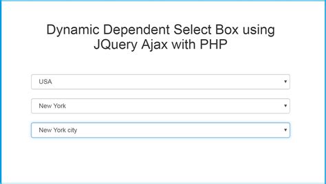 Dynamic Select Options Dependent Dropdown in Codeigniter and Ajax