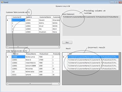 Dynamic column name in linq query.  Sep 29, 2019 · How to use the System.  For insta...