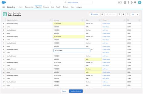 Dynamic list view salesforce.  Inline editing doesn’t work for list views that contain multip...