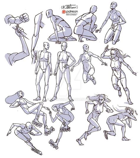 Dynamic reference sheets book PREVIEW by Kibbitzer on DeviantArt Figure