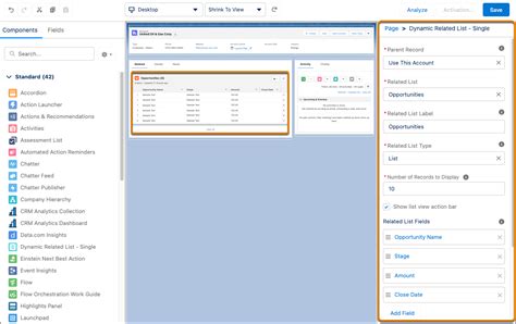 Dynamic related list experience cloud.  This LWC gives you the ability to spec...