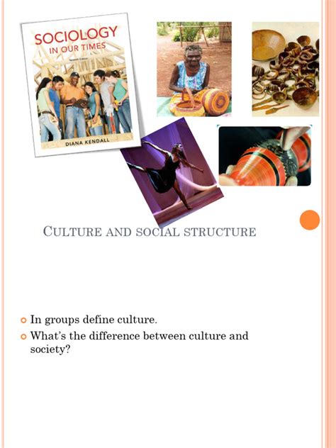 Dynamics Of Social Structure And Culture