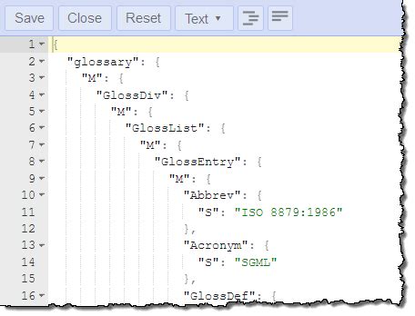 Dynamodb json format.  Before DynamoDB introduced JSON document support, your ...