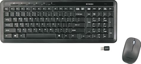 Dynex - Wireless Keyboard and Mouse - Multi