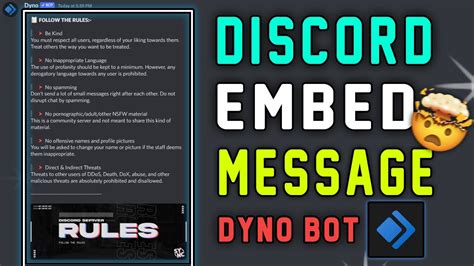 Dyno bot discord.  Ability to respond to messages within a reasonable timeframe (pl...