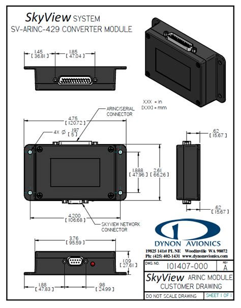 Dynon Avionics ARINC-429 Interface Module