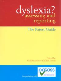 Dyslexia assessing and reporting the patoss guide. - Chapter 48 nervous system study guide.