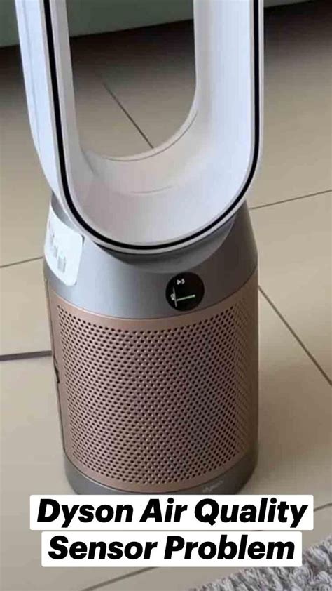 Dyson air quality sensor problem.  Usually, a hard reset and / or sens...