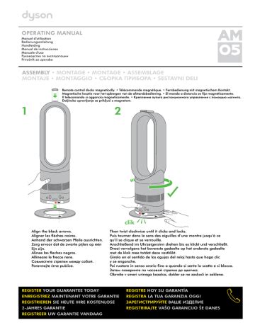 Dyson am05 manual.  View and Download Dyson AM05 operating manual onlin...