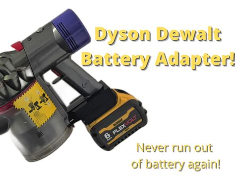 Dyson dewalt adapter. Amazon.com: for Dyson V7 V8 Battery Adapter, Convert for Dewalt 20v Batter to Dyson V7/V8 Batteries, to Replace for Dyson V7&V8 Motorhead Series Cordless Stick Vacuum Cleaner Original Battery (Adapter Only) : Home & Kitchen 