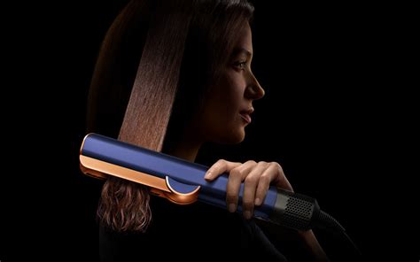 Dyson hair air straight. The Dyson Airstrait™ dries and straightens hair simultaneously. Take hair from wet to a finished look—with one machine. - Dyson's latest hair care technology uses high-pressure airflow to straighten hair as it dries. Air is precisely heated and projected evenly through the tress as you style—with no heat damage.¹. 
