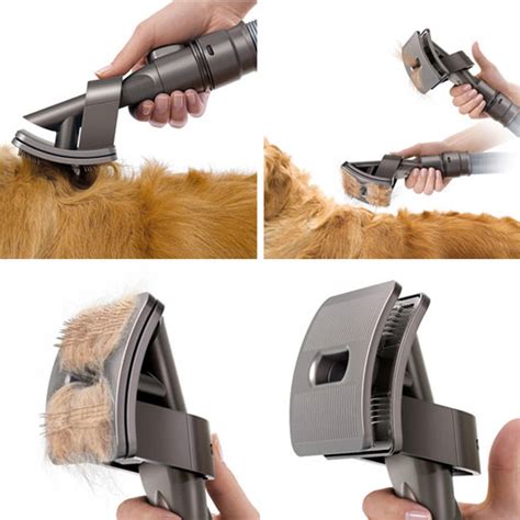 Dyson pet hair. Pet Hair Cleaning. The Dyson Cyclone V10 Animal is very similar to the V10 Absolute, just with a focus on cleaning pet hair. It does cost less than the Absolute, so if you are a pet owner regularly need to remove pet hair around your home, the features on the Animal will do all you need it to. The strong suction … 