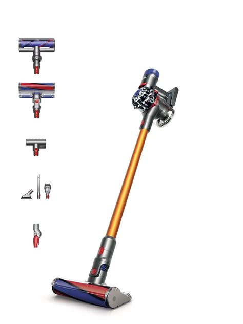 Dyson v7 absolute. Up to 30 minutes of run time. Two cleaner heads and extra tools (8 tools included) Dyson V8 Origin Plus Cordless Vacuum. 4.3 out of 5 stars. 137. 6 offers from $399.99. BuTure Cordless Vacuum Cleaner, 400W 33Kpa Powerful Stick Vacuum with 55min Detachable Battery, Vacuum Cleaners with Touch Display, Handheld Vacuums for Hardwood Floor Carpet ... 