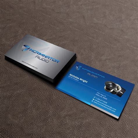 E business card. Most printed business cards have a standard landscape layout of 3.5 x 2 inches. This dimension is similar to credit cards and driver's licenses, as their primary purpose is to be easily kept in wallets and purses. If you're creating a digital business card that you also want to print physically, you'll have to keep with this tradition. 