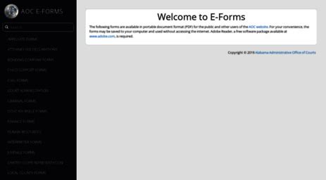E forms alabama.  Visit eForms website Do-It-Yourself Forms by Legal Services Alabama Commonly-u...