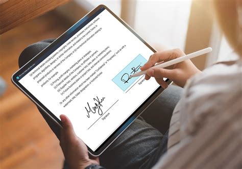 Electronic signatures must be linked to the person signing the docum