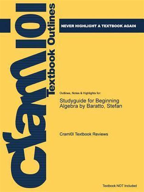 E study guide for beginning and intermediate algebra by cram101 textbook reviews. - Honda cbr 600f4 f4i 1999 2003 bike repair service manual.
