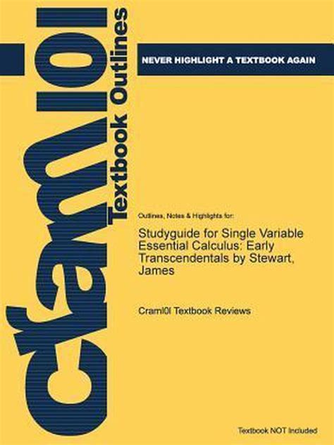 E study guide for calculus single variable by cram101 textbook reviews. - Cummins b series 4bt 6bt diesel engine workshop manual.