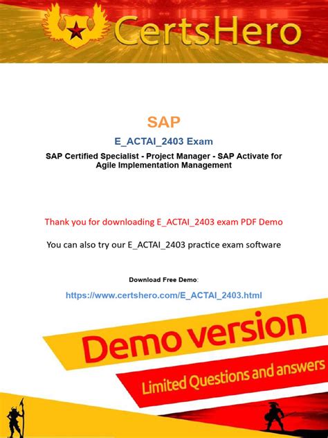 E-ACTAI-2403 PDF Demo