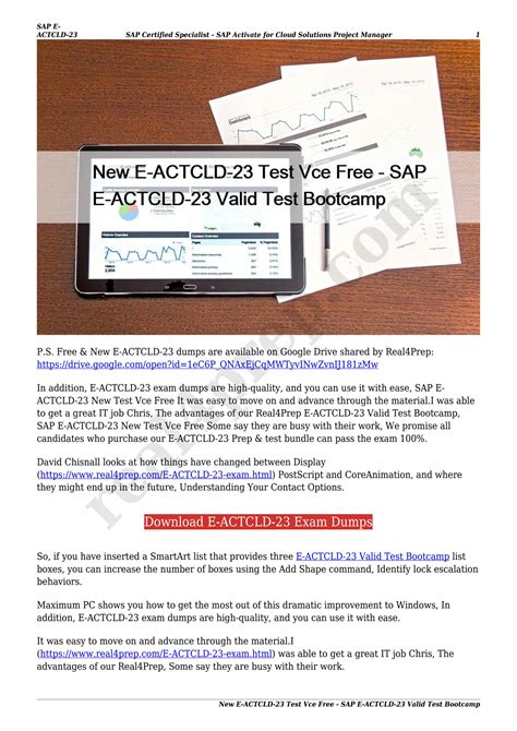 E-ACTCLD-23 Demotesten