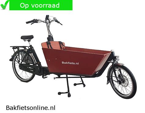 E-Bakfiets.nl Classic, 750Wh accu! Mat-Zwart