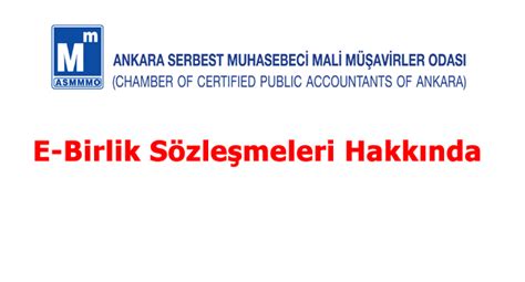 E-Birlik Sistemi İşlemleri ASMMMO.
