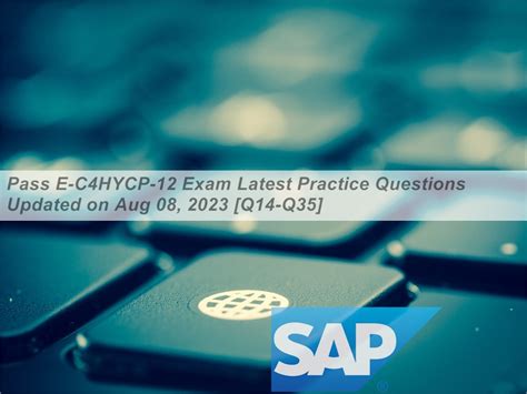 E-C4HYCP-12 Exam
