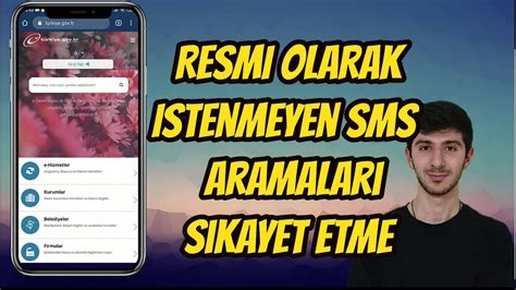 E-Devlet İle Reklam SMS'leri Aramaları Şikayet Etme YouTube. 