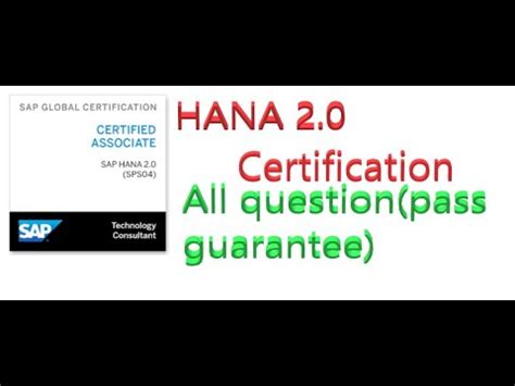 E-HANAAW-17 Zertifizierungsantworten