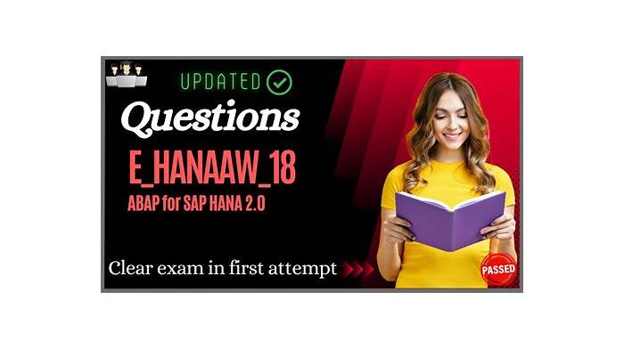 E-HANAAW-18 PDF Cram Exam