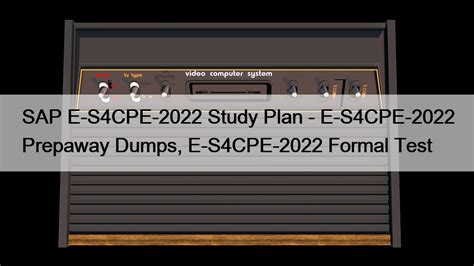 E-S4CPE-2022 Prüfungsinformationen