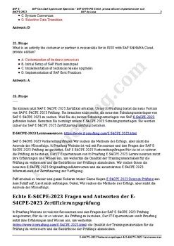 E-S4CPE-2023 Prüfungen
