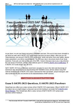 E-S4CPE-2023 Prüfungsfrage