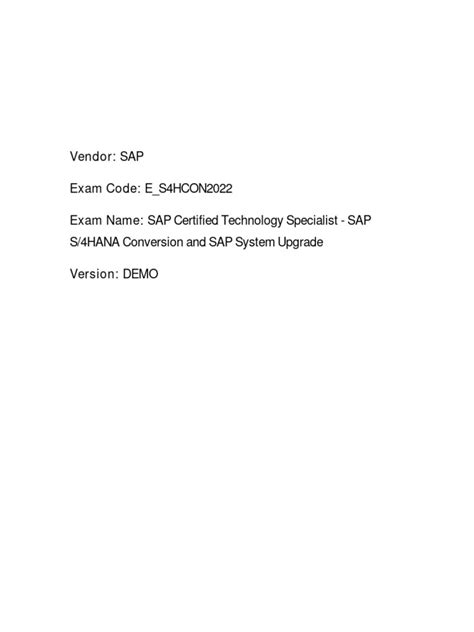E-S4HCON2022 PDF Demo