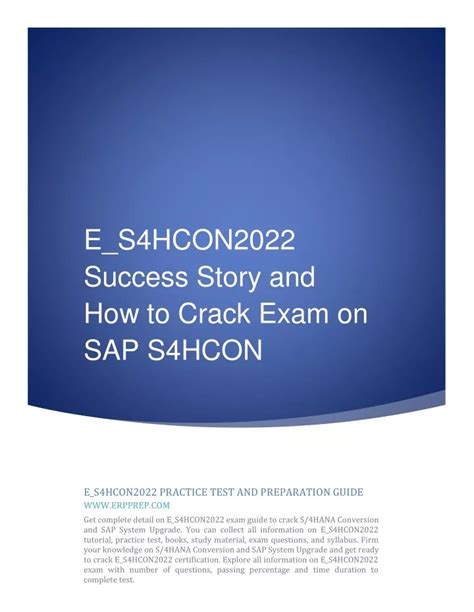 E-S4HCON2022 Prüfung