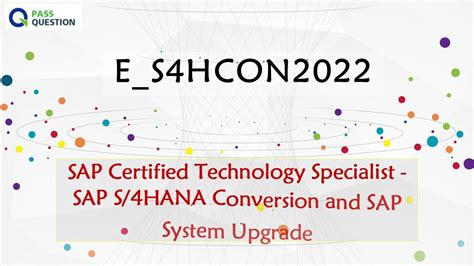 E-S4HCON2022 Zertifizierung