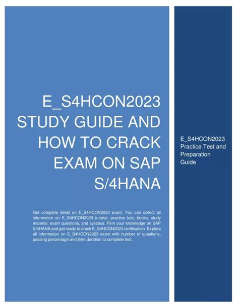 E-S4HCON2023 Praxisprüfung