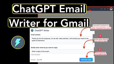 E-mail writer. Simply generate your ideas and let AI do the work of forming your professional image and managing your inbox. Create polished emails in just 3 easy steps: input ideas, recipient, and click to generate. Simplify email replies with our 3-step process: paste content, express thoughts, and click to generate. Easily refine your emails by generating ... 