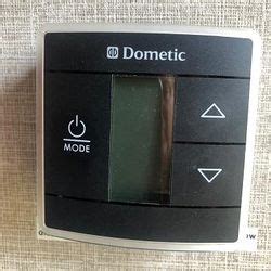 Fixing the E1 Code on Dometic Thermostat RV Camp Gear. 4 (150) · USD 83.46 · In stock. Description. RV thermostat for air conditioners compatible with Dometic air conditioners models B59530, B57915, B59516, 640310, 640315, 640316. RV Dometic "soft touch" thermostat.. 