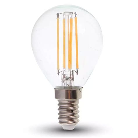 E14 filament lamp - P45 - 6 Watt - 2700K