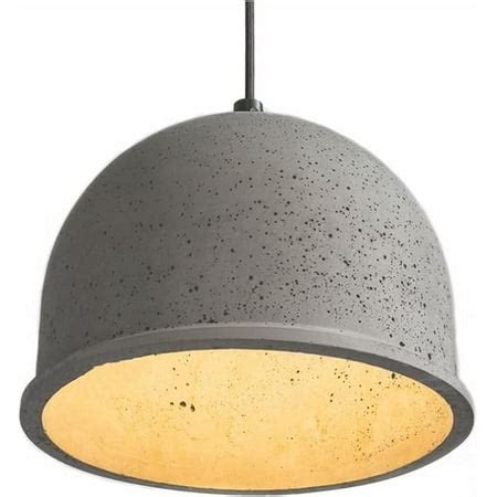 E27 Gray Concrete Pendant Light Modern Mini Ceiling Hanging …