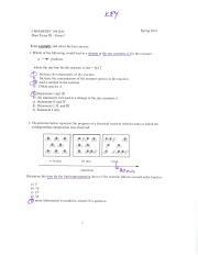 E2S16Key CHEMISTRY 104 B\/D Spring 2016 Hour Exam ll Form A Read carefully and select the
